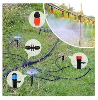 Foto 2 | Foto 2 | Sistema De Riego Automático Por Goteo 1/4 60m ,1/2 8m 135 Pcs Negro