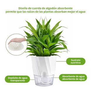 Foto 3 | Foto 3 | Sistema De Riego Automático De Plantas Y Flores, 6 Pzs, Blanco