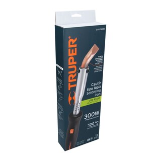 Foto 2 | Foto 2 | Cautín 300 W Tipo Lápiz Punta Angulada Para Uso Rudo Truper Cau-300x color Gris