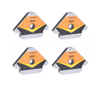 Foto 1 | Foto 1 | Escuadras para Soldar Magnéticas Belug 25 Kg 4 Piezas Plateadas