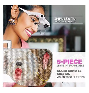 Foto 2 | Foto 2 | Lentes Lupa Luz Led Lab.g ,pestañas,microblading,dental, Depilación