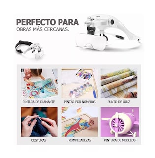 Foto 3 | Foto 3 | Lentes Lupa Lab.g Con Luz Led Multiusos Blanco