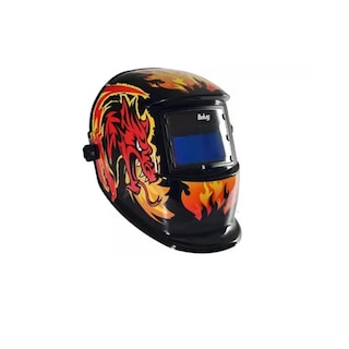 Foto 1 | Foto 1 | Careta De Soldar Uso Industrial Soldadura Electrónica Belug, Diseño Naranja