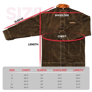 Foto 2 | Foto 2 | Chaqueta De Soldadura Yeswelder Leather Para Hombre Y Mujer Heavy Duty - Venta Internacional.