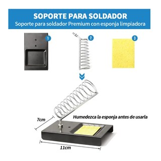 Foto 5 | Foto 5 | ''kit De Soldador Eléctrico De Temperatura Regulable Completo Lab.g  Multicolor ''