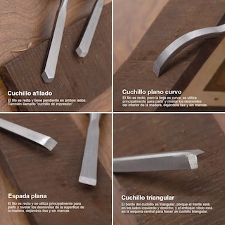 Foto 5 | Foto 5 | Cincel de Madera Belug 12 Piezas