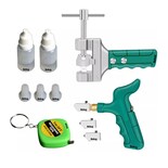 Cortador De Vidrio Azulejo Baldosa Cerámica Espejo Mano Belug Kit Azul Plata