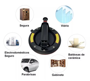 Foto 5 | Foto 5 | Disco De Vacío Neumático 200 Kg, Negro