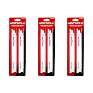 Foto 1 | Foto 1 | Pack 6 Seguetas P/ Sierra Sable 9'' Corte Metal Maple Tools