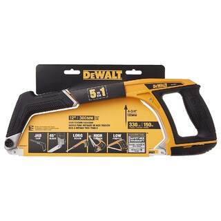 Foto 1 | Foto 1 | Arco Segueta 5 En 1 De Alta Tensión 12'' Dewalt color Amarillo