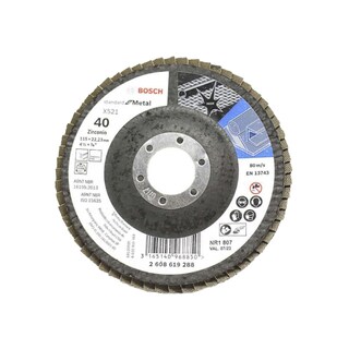 Foto 1 | Foto 1 | Disco Laminado Bosch 4.1/2”x7/8” G040 Desbaste Pulido Metal Acero Inoxidable