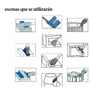 Foto 2 | Foto 2 | Kit Brocas Eo Safe Imports ESI-6935 color Plata 10 Piezas