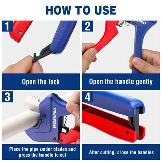 Foto 7 | Foto 7 | Cortador De Tubos Workpro Con Trinquete De Pvc De Hasta 42 Mm Para Pex, Pvc, Ppr - Venta Internacional.