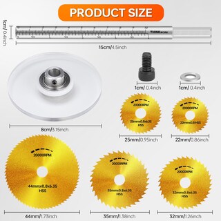 Foto 2 | Foto 2 | Cortador De Tubos Thinkwork Con Interior De Pvc Con 5 Cuchillas Y Medidor De Profundidad - Venta Internacional.