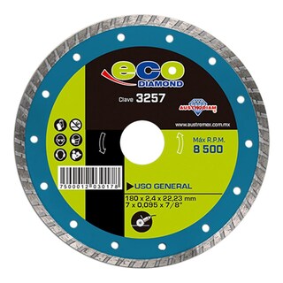 Foto 1 | Foto 1 | Disco de Diamante Turbo 7'' Austromex