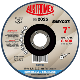 Foto 2 | Foto 2 | Disco de Corte para Metal Ferroso Easy-Cut G-46 Austromex 2024
