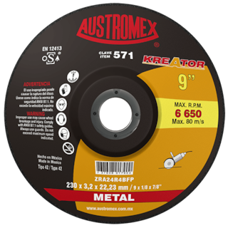 Foto 1 | Foto 1 | Disco de Corte para Metal Kreator G-24 Austromex 571