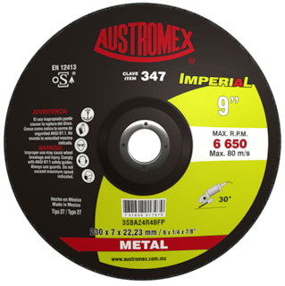 Foto 1 | Foto 1 | Disco de Desbaste para Metal Imperial G-24 Austromex 347