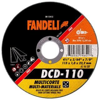 Foto 1 | Foto 1 | Disco de Corte Delgado Fandeli 10 Piezas