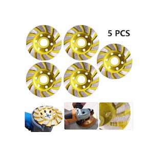 Foto 2 | Foto 2 | Disco Diamante Desbaste Copa Granito Mármol Set 5pzas 4 Pulgadas Eo Safe Imports Esi-13155 Amarillo