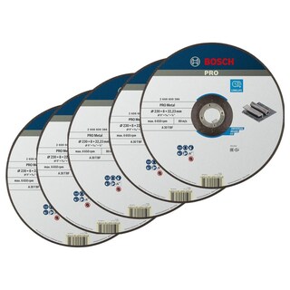 Foto 1 | Foto 1 | Discos Bosch Desbaste 230mm Metal Expert 9'x5/16' - 5 Piezas