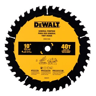 Foto 1 | Foto 1 | Hoja De Sierra De Mesa Dewalt Dwa11040, 10 Pulgadas, 40 Dientes, Carburo - Venta Internacional.