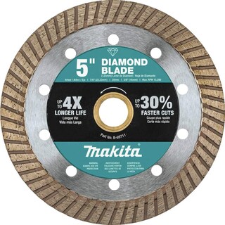 Foto 1 | Foto 1 | Diamond Blade Makita B-69711 Turbo De Uso General De 5 Pulgadas - Venta Internacional.