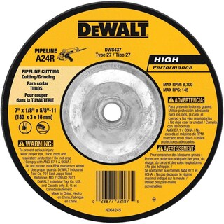 Foto 7 | Foto 7 | Muela Abrasiva Dewalt High Performance Pipeline 7x1/8x5/8 Pulgadas - Venta Internacional.