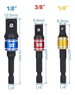 Foto 2 | Foto 2 | Juego 3 pz de Brocas Extensión y Taladro Angular 105 grados