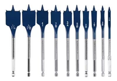 Foto 1 | Foto 1 | Set Brocas Espada Manita Pala Hexagonal 10 pzs Madera Bosch