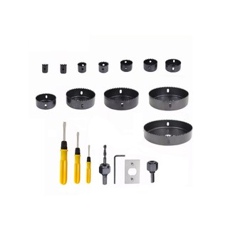 Foto 1 | Foto 1 | Kit de Brocas de Sierras Cortacirculo Mandril Eo Safe Imports Esi-7363 Negro 19 Piezas
