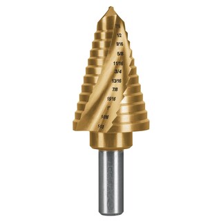 Foto 1 | Foto 1 | Broca Escalonada de Titanio Truper Expert BES-11X color Dorado 11 Escalones 1/4'' a 7/8''