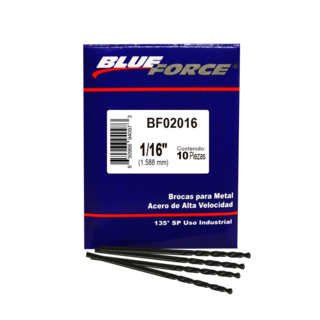 Foto 1 | Foto 1 | Brocas Aav 135° Sp Blue Force Bf02016 1/16 Plg