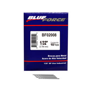 Foto 3 | Foto 3 | Brocas Aav 135° Sp Blue Force Bf02008 1/32 Plg