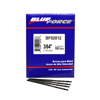 Foto 1 | Foto 1 | Brocas Aav 135° Sp Blue Force Bf02012 3/64 Plg