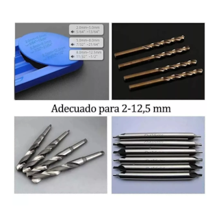 Foto 4 | Foto 4 | Afilador De Broca Portátil Taladro Repara Saca Punta Filo Lija Azul