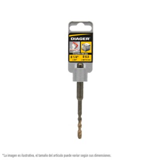 Foto 1 | Foto 1 | Broca Diager SDs Twister Plus 1/4 X 4 Plg