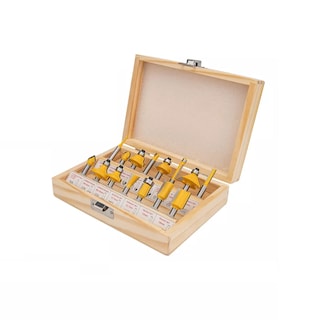 Foto 1 | Foto 1 | Fresa 1/4 Broca Para Enrutador De Carburo De Tungsteno 15 Pz Eo Safe Imports Esi-13100 Amarillo
