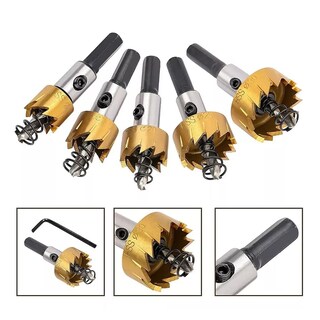 Foto 3 | Foto 3 | Brocas Taladro Sierra Hss 5pc Eo Safe Imports Esi-15134 Dorado