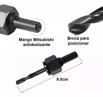 Foto 5 | Foto 5 | Kit De 18 Mandriles Brocasierras Cortacirculo P/madera 19-12  Gris