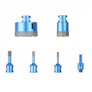 Foto 1 | Foto 1 | Broca Copa Esmeril M14 Para Mármol 6 Pcs Eo Safe Imports Esi-17901 Azul