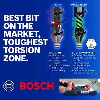 Foto 3 | Foto 3 | Brocas Eléctricas Para Atornillar Bosch Itph32b Phillips #3, Paquete De 10 - Venta Internacional.