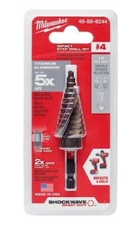 Foto 1 | Foto 1 | Broca Impact Step Milwaukee #4 De 3/16 A 7/8 Pulgadas - Venta Internacional.