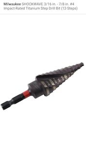 Foto 4 | Foto 4 | Broca Impact Step Milwaukee #4 De 3/16 A 7/8 Pulgadas - Venta Internacional.