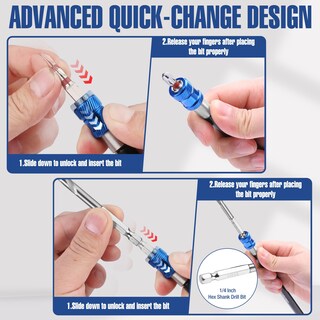 Foto 4 | Foto 4 | Broca Alargadora Workpro 12 Magnética Con Funda De Aluminio - Venta Internacional.