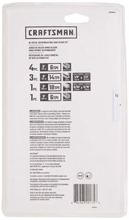 Foto 2 | Foto 2 | Kit De 9 Hojas De Sierra Recíprocas Craftsman - Venta Internacional.