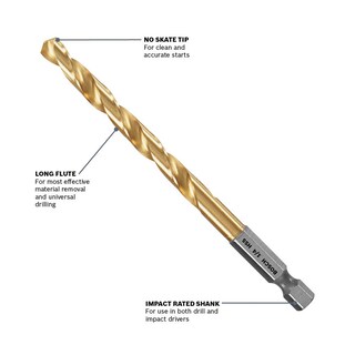 Foto 2 | Foto 2 | Broca Bosch Ti2151im Con Revestimiento De Nitruro De Titanio, 3/8x5'' - Venta Internacional.