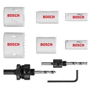 Foto 2 | Foto 2 | Kit De Sierras Perforadoras Bosch Hsbim9, Bimetálicas, 9 Piezas, Con Eje Y Funda - Venta Internacional.
