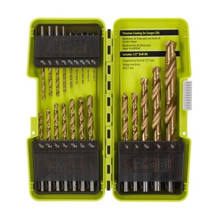 Foto 2 | Foto 2 | Juego De Brocas Ryobi Con Revestimiento De Titanio, 21 Piezas - Venta Internacional.