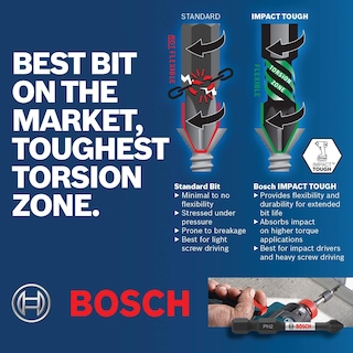 Foto 3 | Foto 3 | Brocas Eléctricas Para Atornillar Bosch Itsq135b Square #1, Paquete De 10 - Venta Internacional.